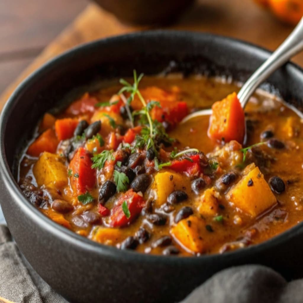 Black Bean Butternut Squash Stew Black Bean Butternut Squash Stew Black Bean Butternut Squash Stew