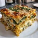 Delicious Butternut Squash and Spinach Lasagna Butternut Squash and Spinach Lasagna Butternut Squash and Spinach Lasagna fresh from the oven