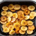crispy air-fryer banana chips