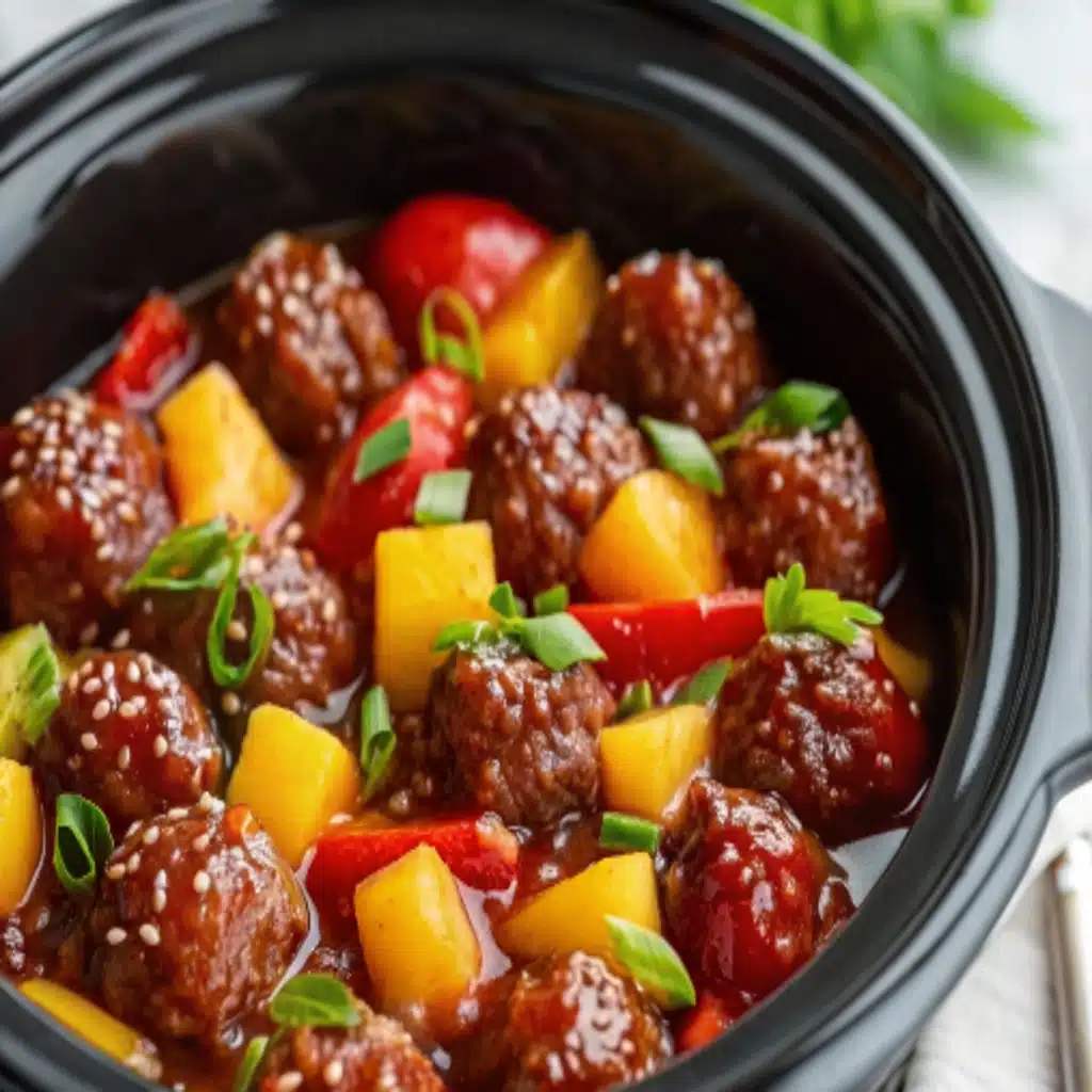 Crockpot Pineapple Teriyaki Meatballs – Sweet & Savory Slow Cooker Magic Crockpot Pineapple Teriyaki Meatballs Crockpot Pineapple Teriyaki Meatballs