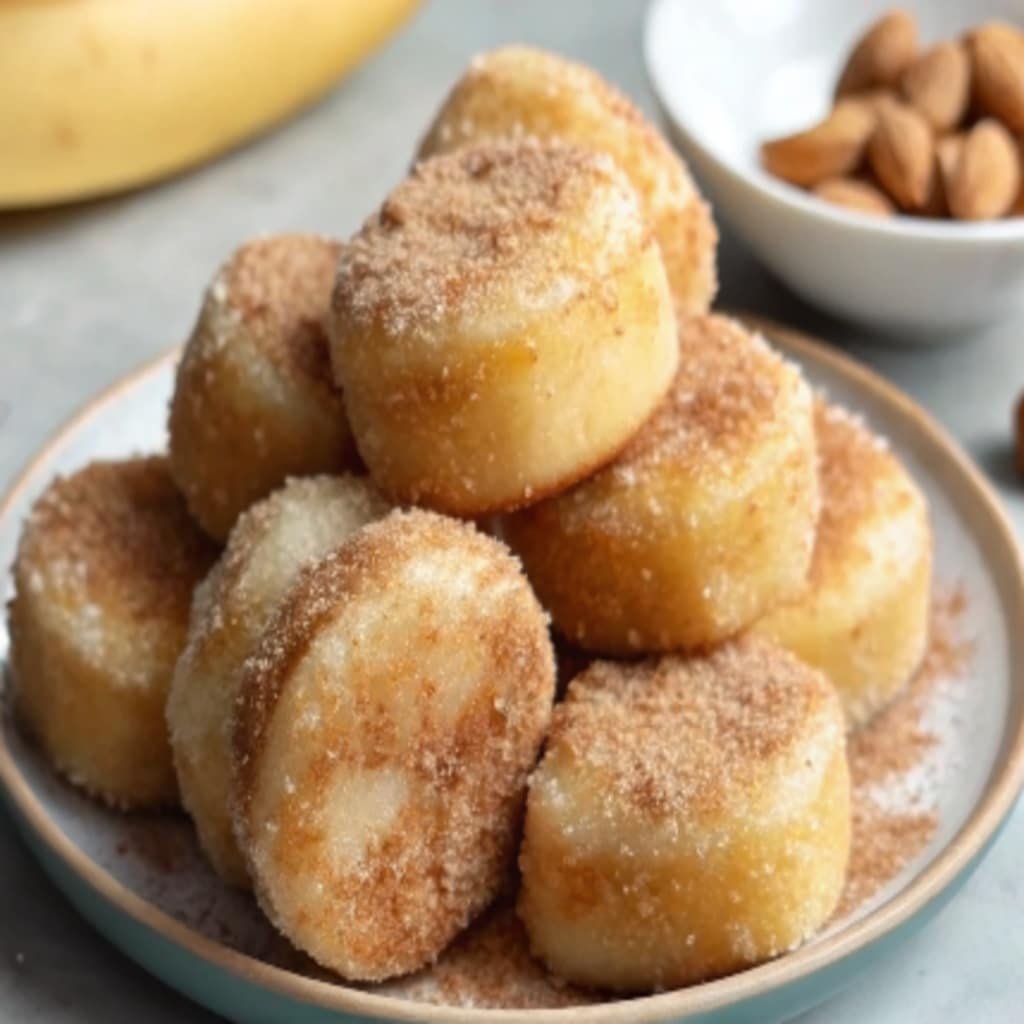 Easy 3-Ingredient Banana Bites Recipe baked to golden perfection