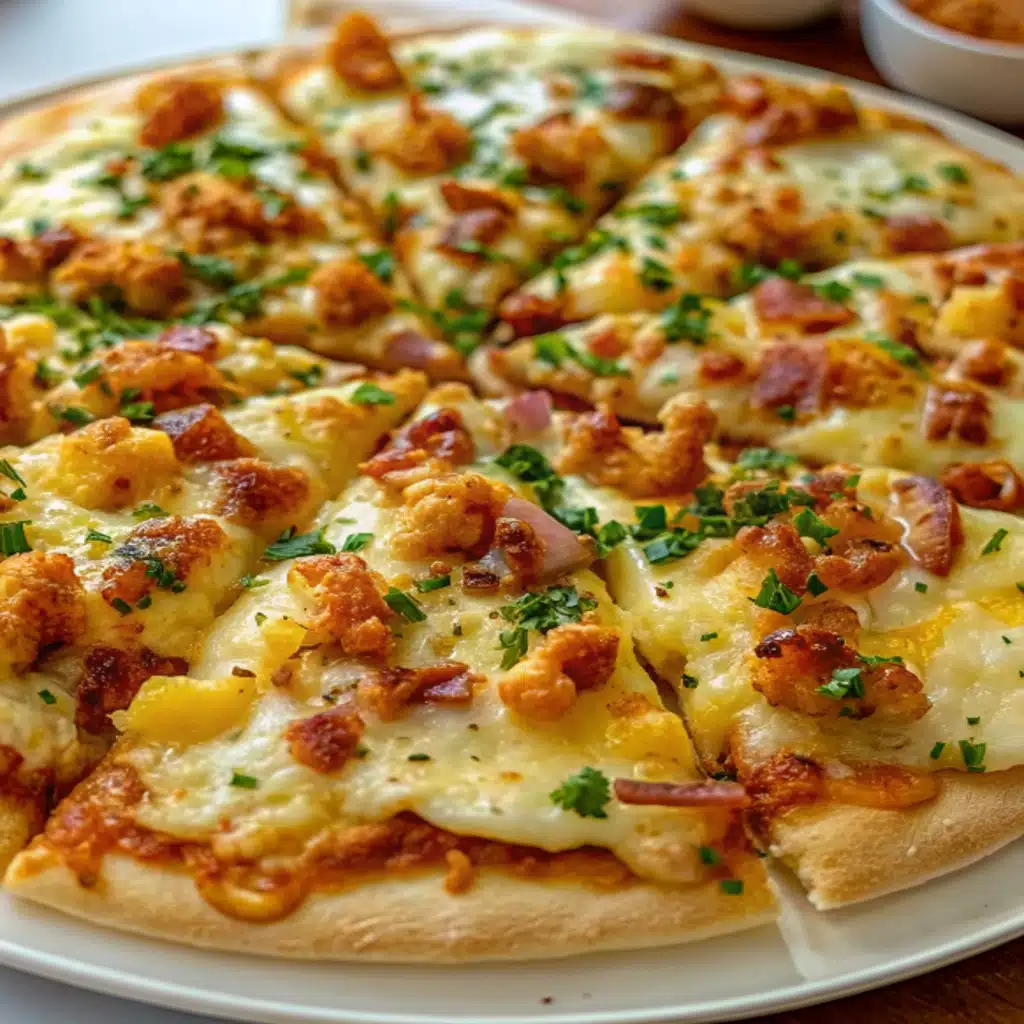 Easy Breakfast Pizza: Fast, Cheesy, Brunch-Perfect 4 Easy Breakfast Pizza with cheese pull