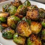 Honey Garlic Roasted Brussels Sprouts: The Best Sweet & Savory Veggie Side 5 honey garlic roasted Brussels sprouts