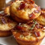 Irresistible maple bacon pancake muffins fresh from oven