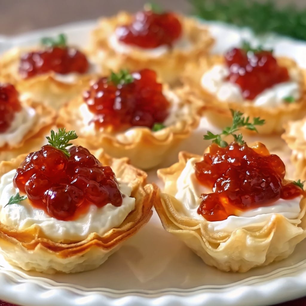 Pepper jelly cream cheese appetizer dip