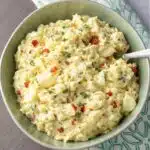 protein-packed cottage cheese egg salad recipe in bowl