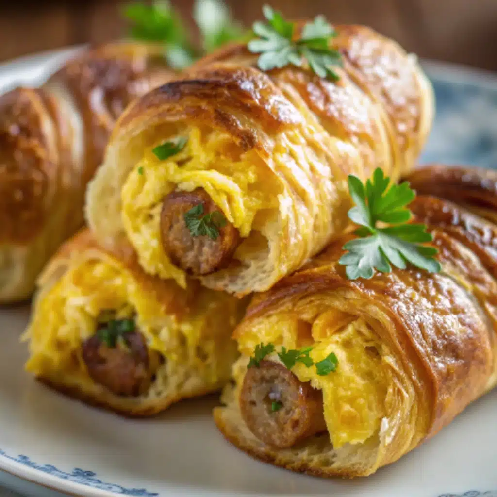 Sausage Egg Breakfast Rolls: The Ultimate Prep‑Friendly Morning Feast 4 sausage egg breakfast rolls served