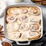 Soft & Gooey Homemade Cinnamon Rolls with cream cheese icing