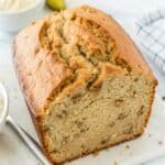 banana walnut sourdough discard bread