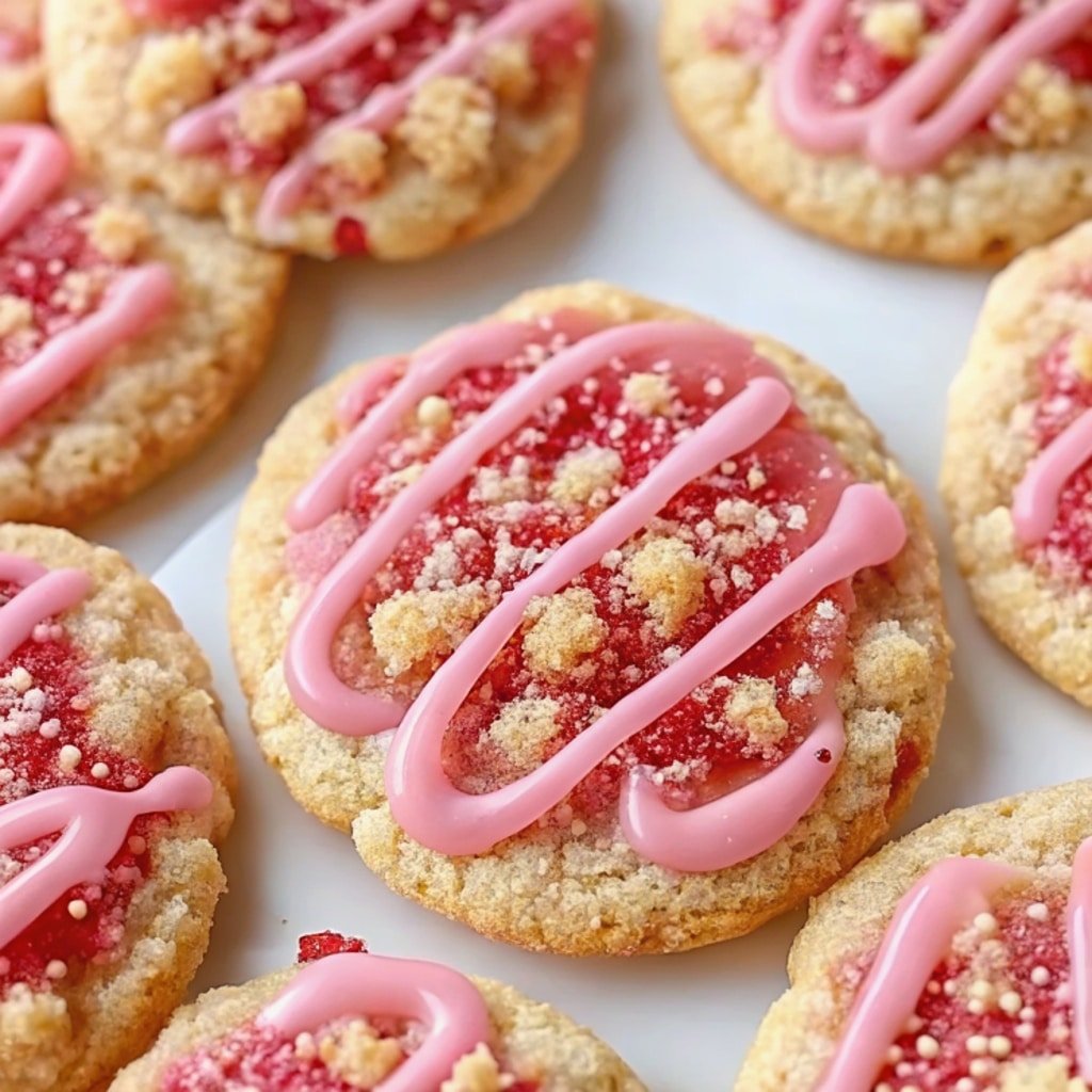 Ultimate Christmas Dessert Collection: Festive Sweets to Delight Your Holiday Table strawberry crunch cookies pillar