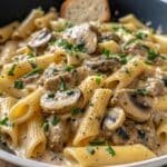Creamy Tuscan Mushroom Pasta