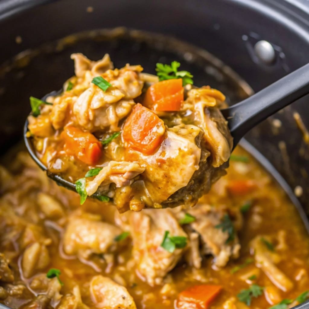 Crockpot Chicken Thigh Pot Roast