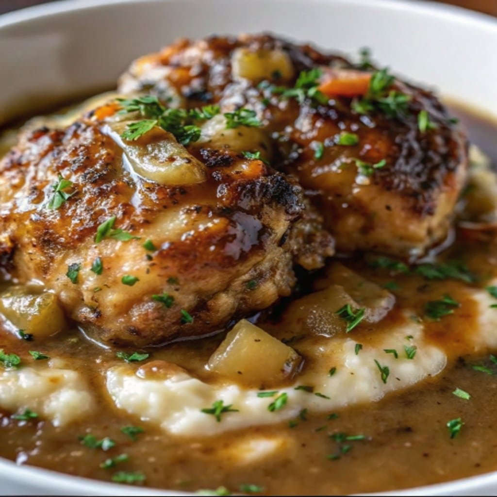 Crockpot Chicken Thighs & Gravy