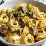 Creamy Cheesesteak Tortellini