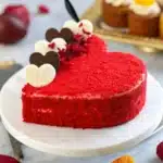 Valentine's Heart Red Velvet Cake