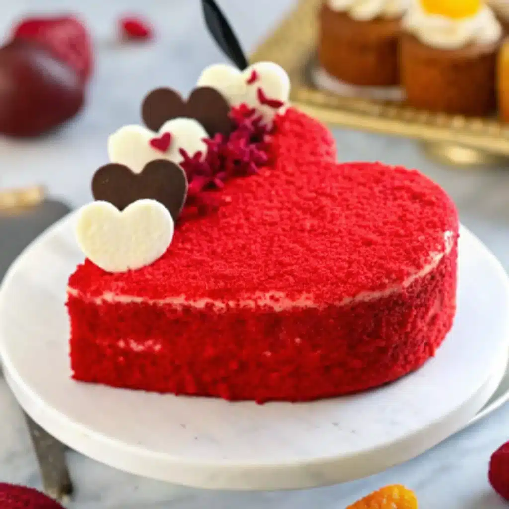 Valentine's Heart Red Velvet Cake