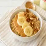 Banana Almond Butter Oatmeal