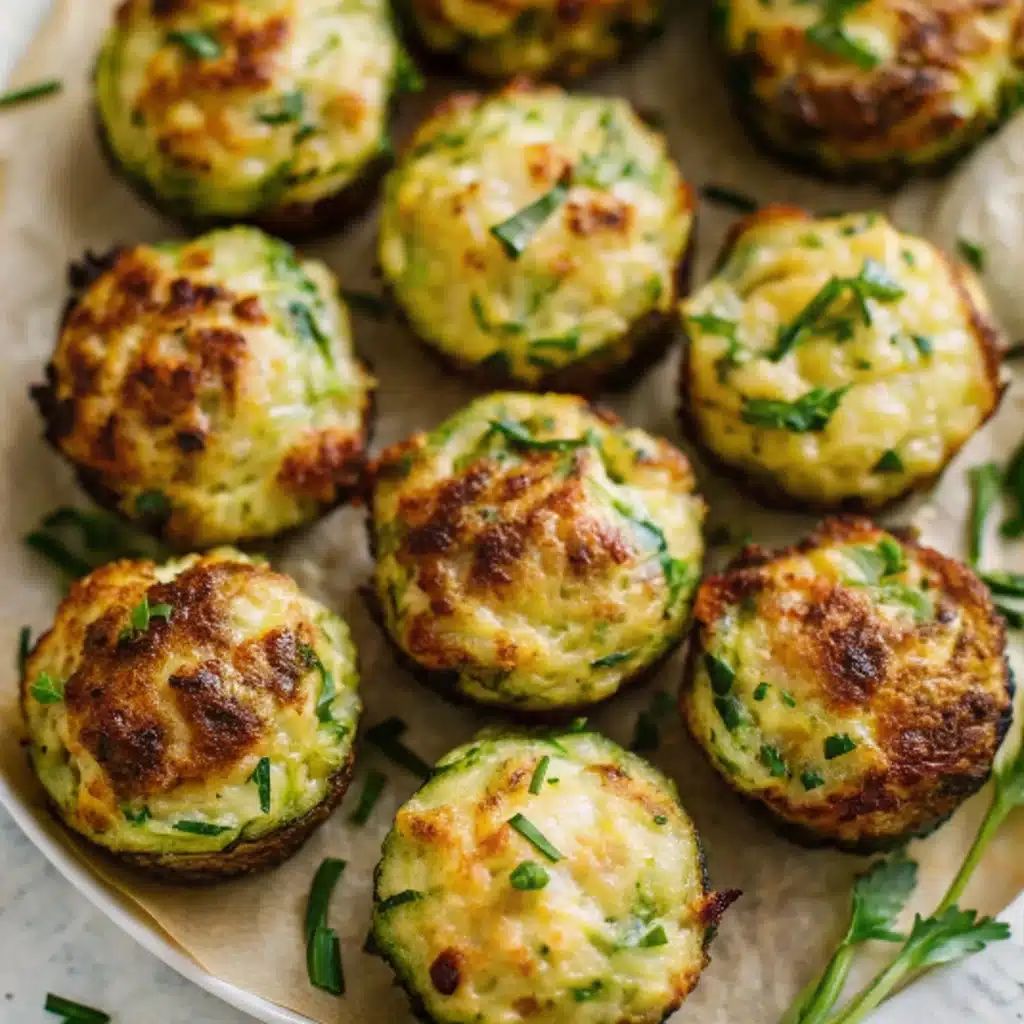baked Zucchini Cheese Bites