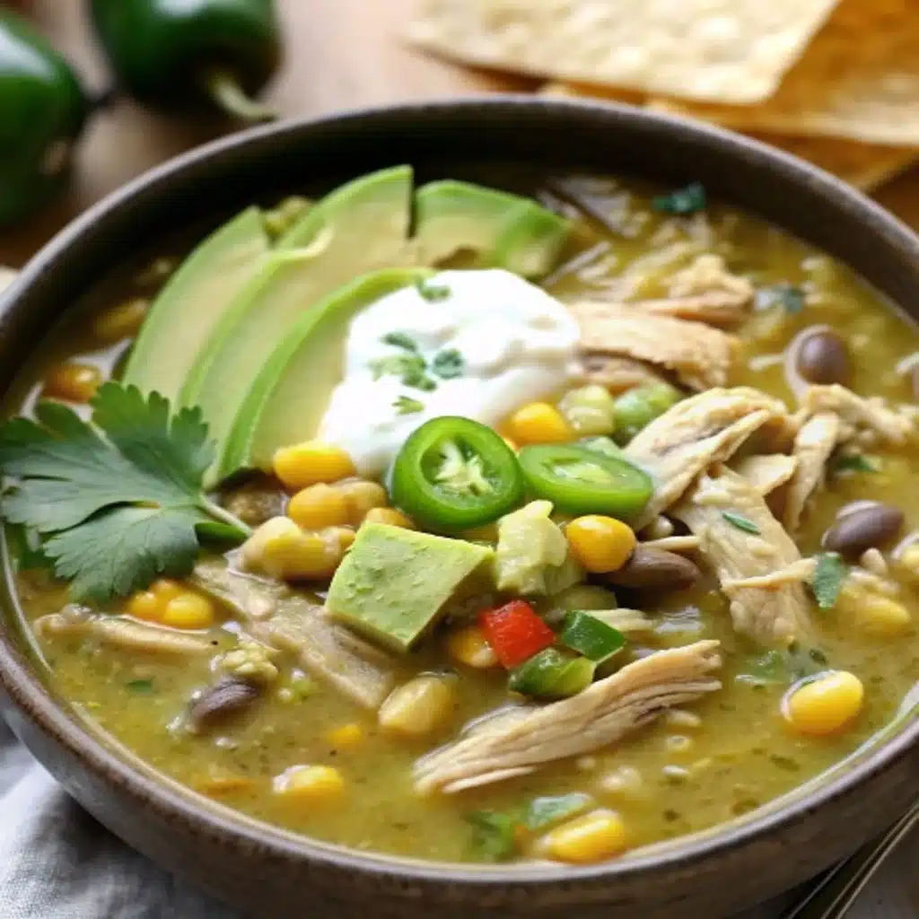 Creamy Green Chicken Chili