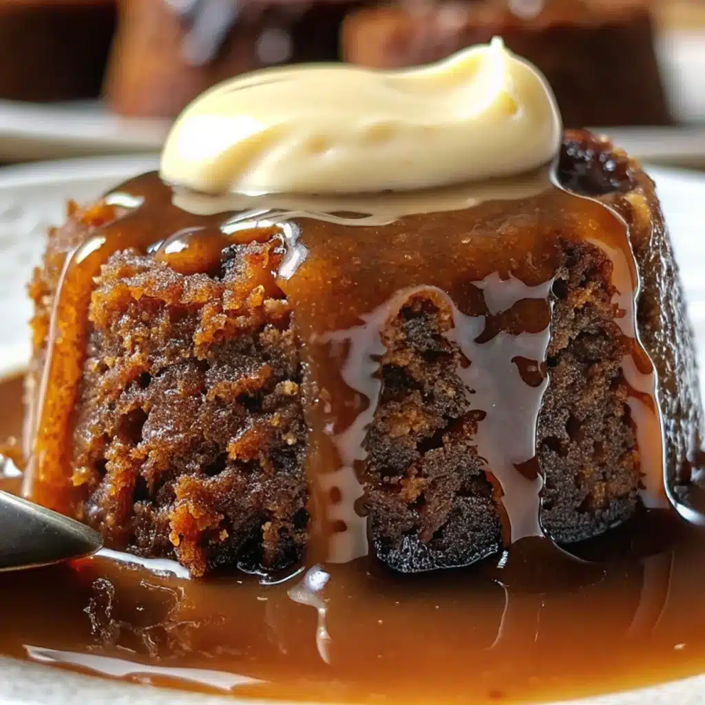 Classic sticky toffee pudding