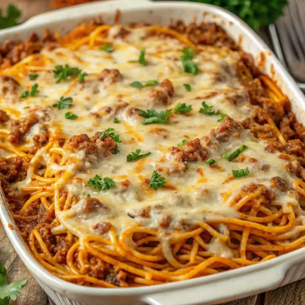 Easy Baked Spaghetti
