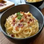 Creamy Bacon Carbonara Pasta