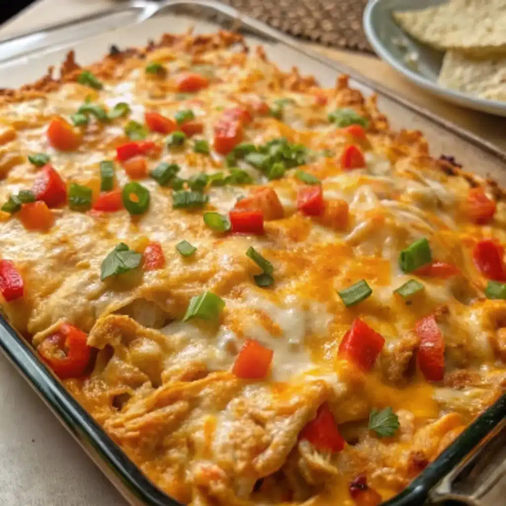 Creamy Chicken Fajita Casserole