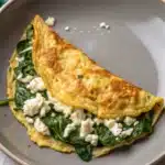 Spinach and Feta Omelette