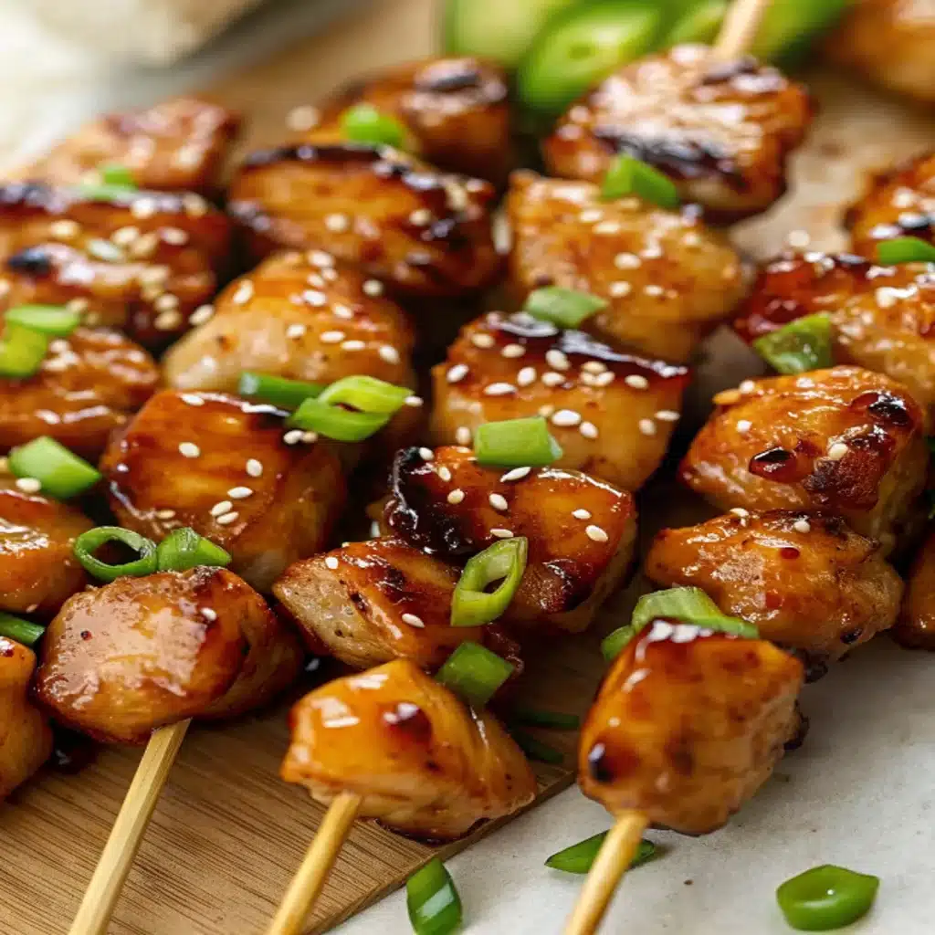 Tasty Teriyaki Chicken Skewers
