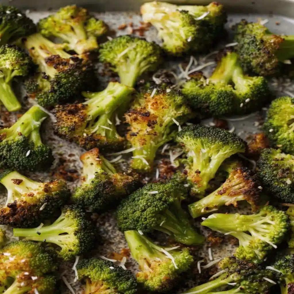 Garlic Parmesan Roasted Broccoli