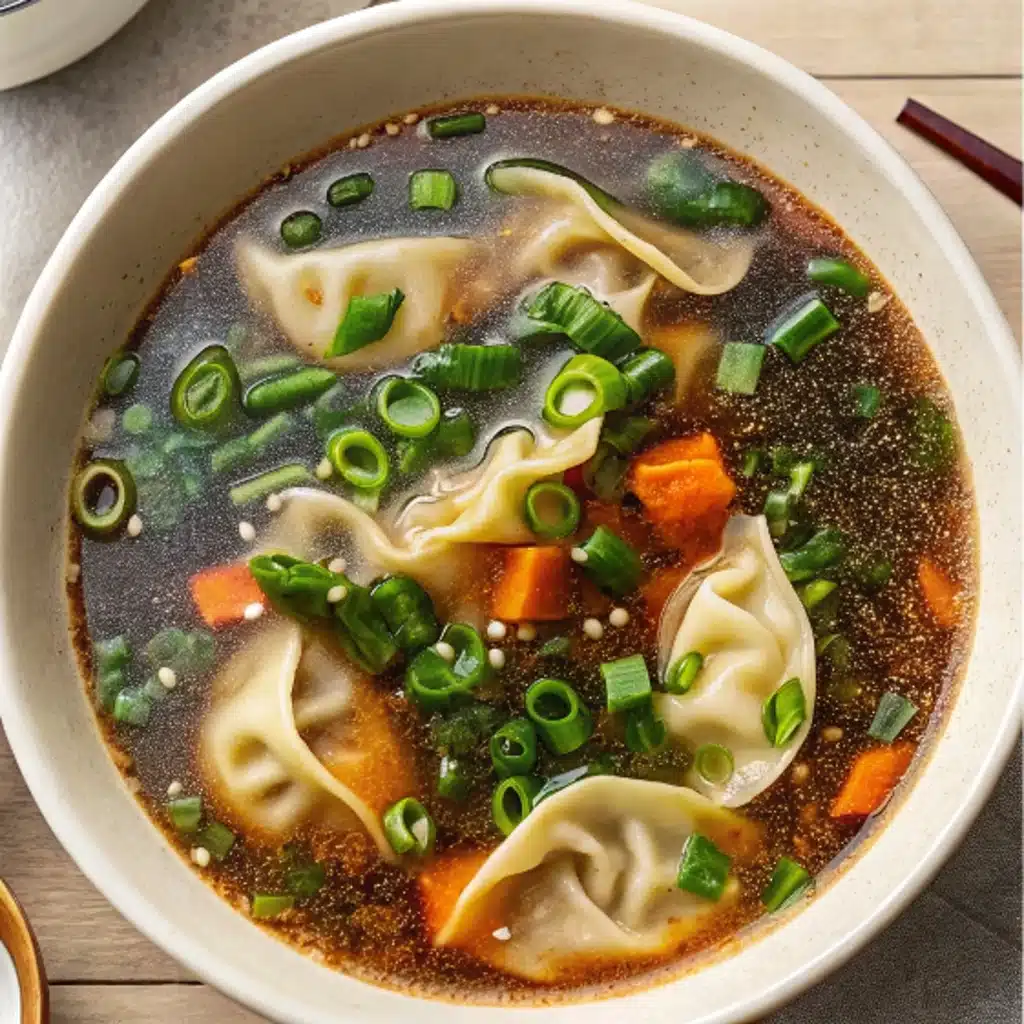 Easy Potsticker Soup Recipe