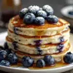 Fluffy Blueberry Pancakes