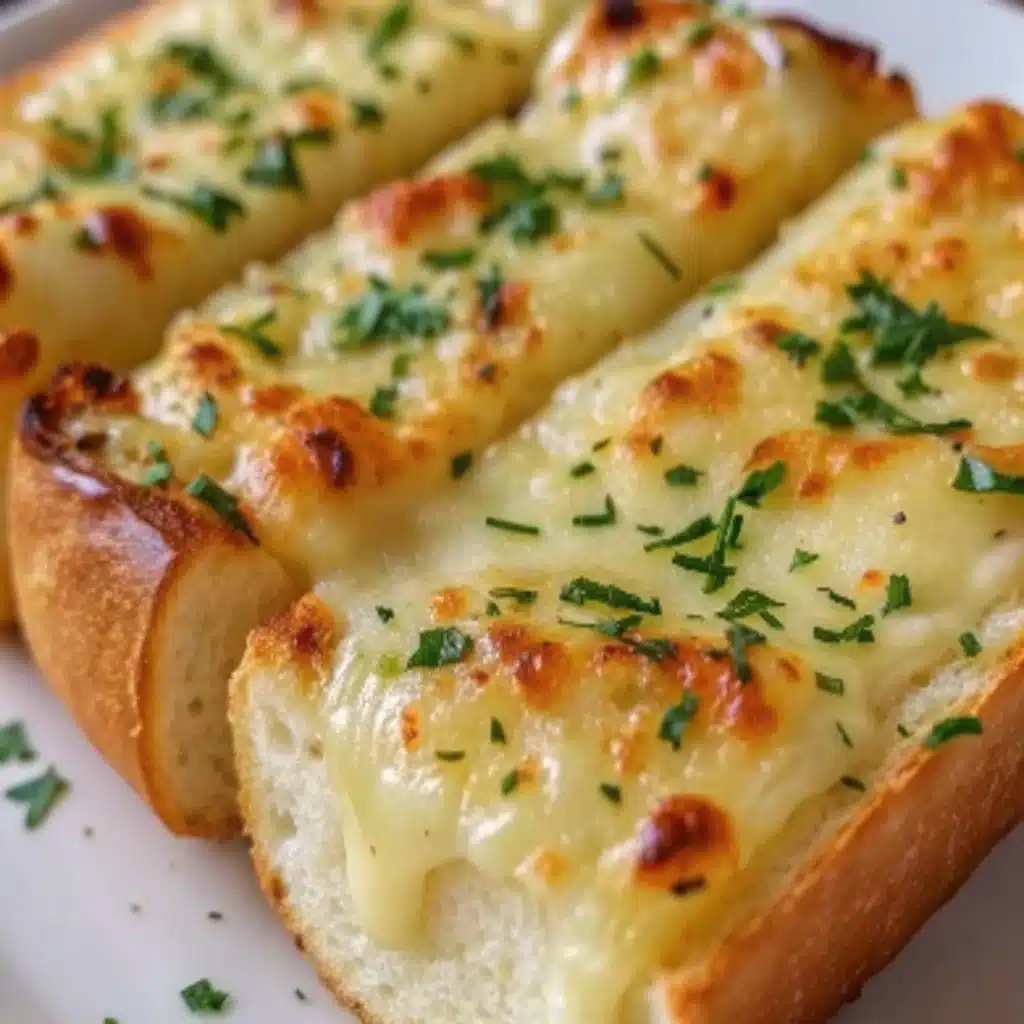 Fluffy Cheesy Garlic Bread