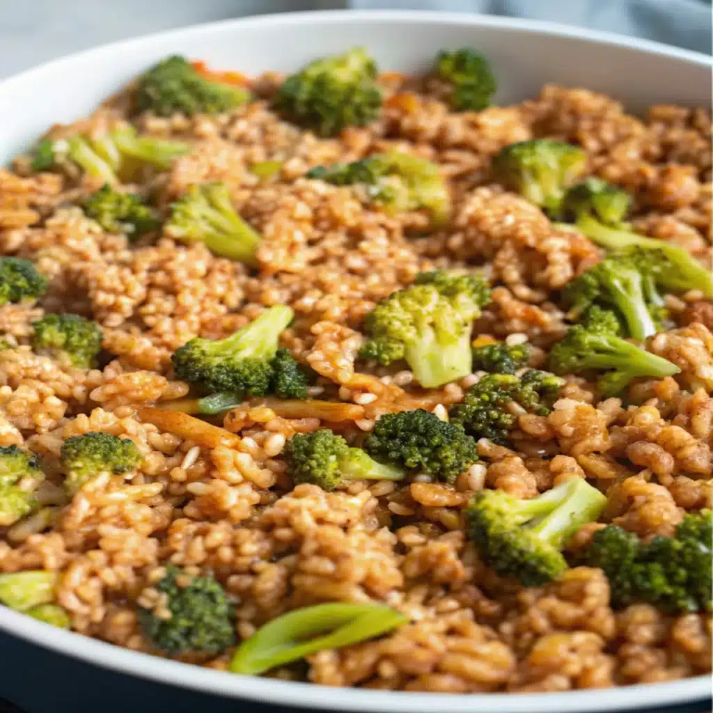 Firecracker Ground Chicken Bowl