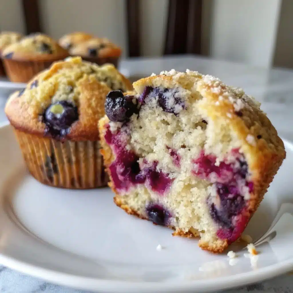 Easy Banana Blueberry Muffins