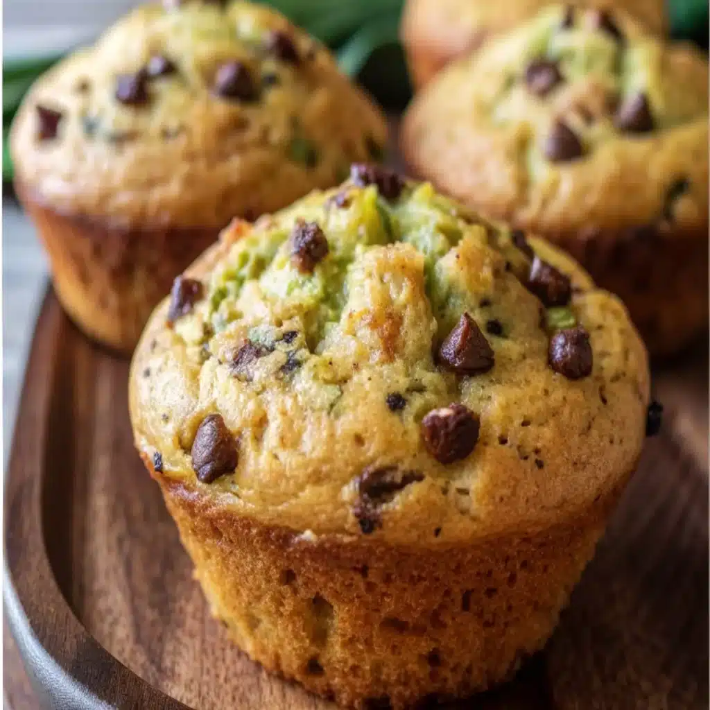 The Best Chocolate Chip Zucchini Muffins
