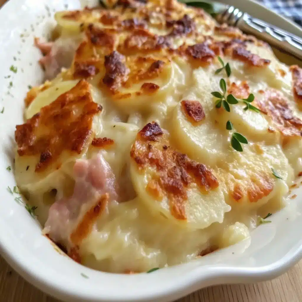 Scalloped Potatoes with Ham