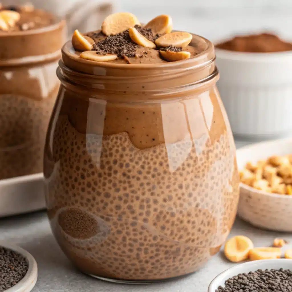 Chocolate Peanut Butter Chia Pudding