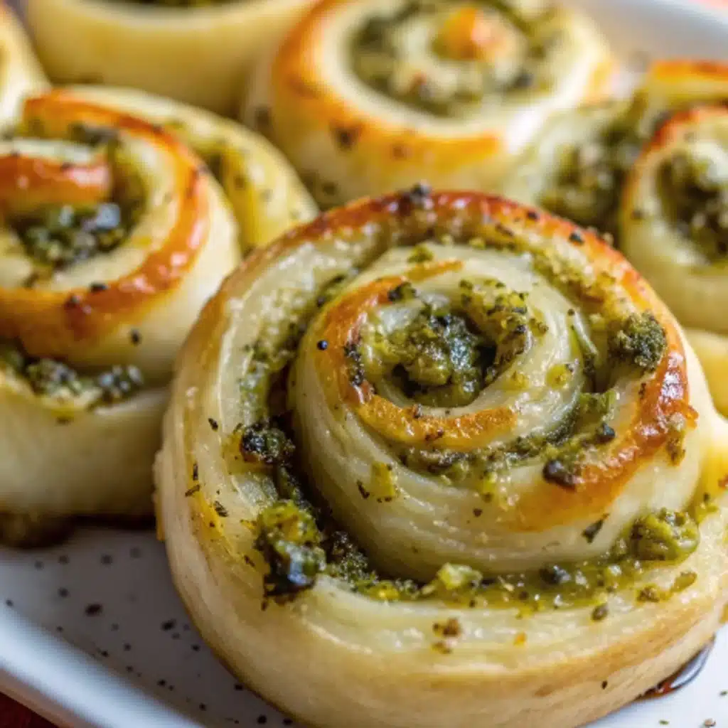 Easy Pesto Pinwheels