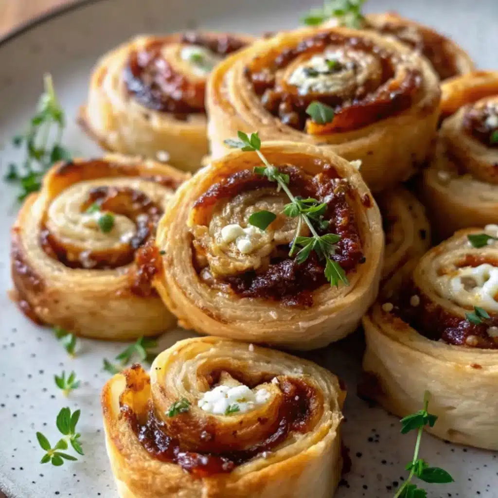 Fig and Goat Cheese Pinwheels