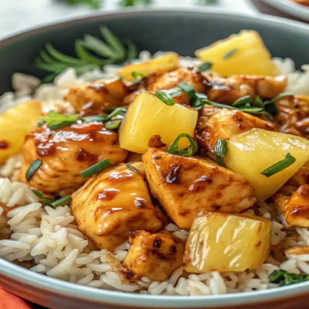 Sweet and Savory Pineapple Chicken and Rice