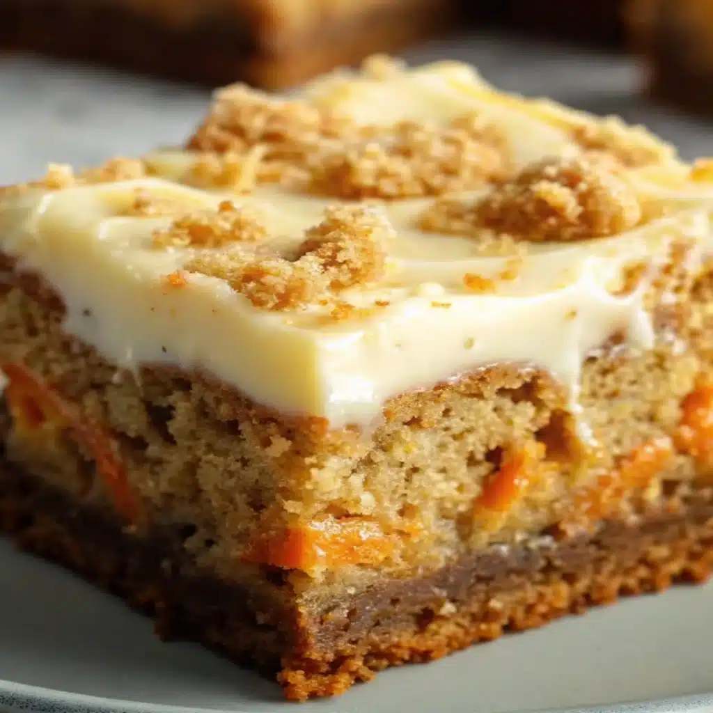 Carrot Cake Cream Cheese Bars
