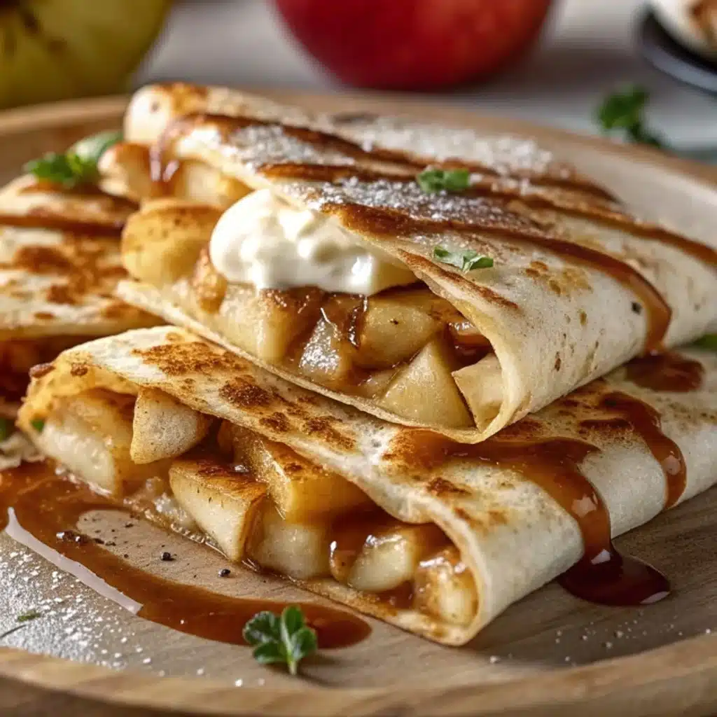 Apple Cinnamon Breakfast Quesadillas