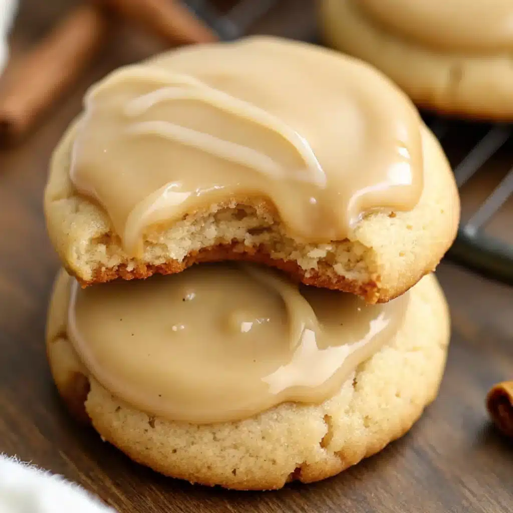 Soft Maple Cookies with Brown Butter Icing