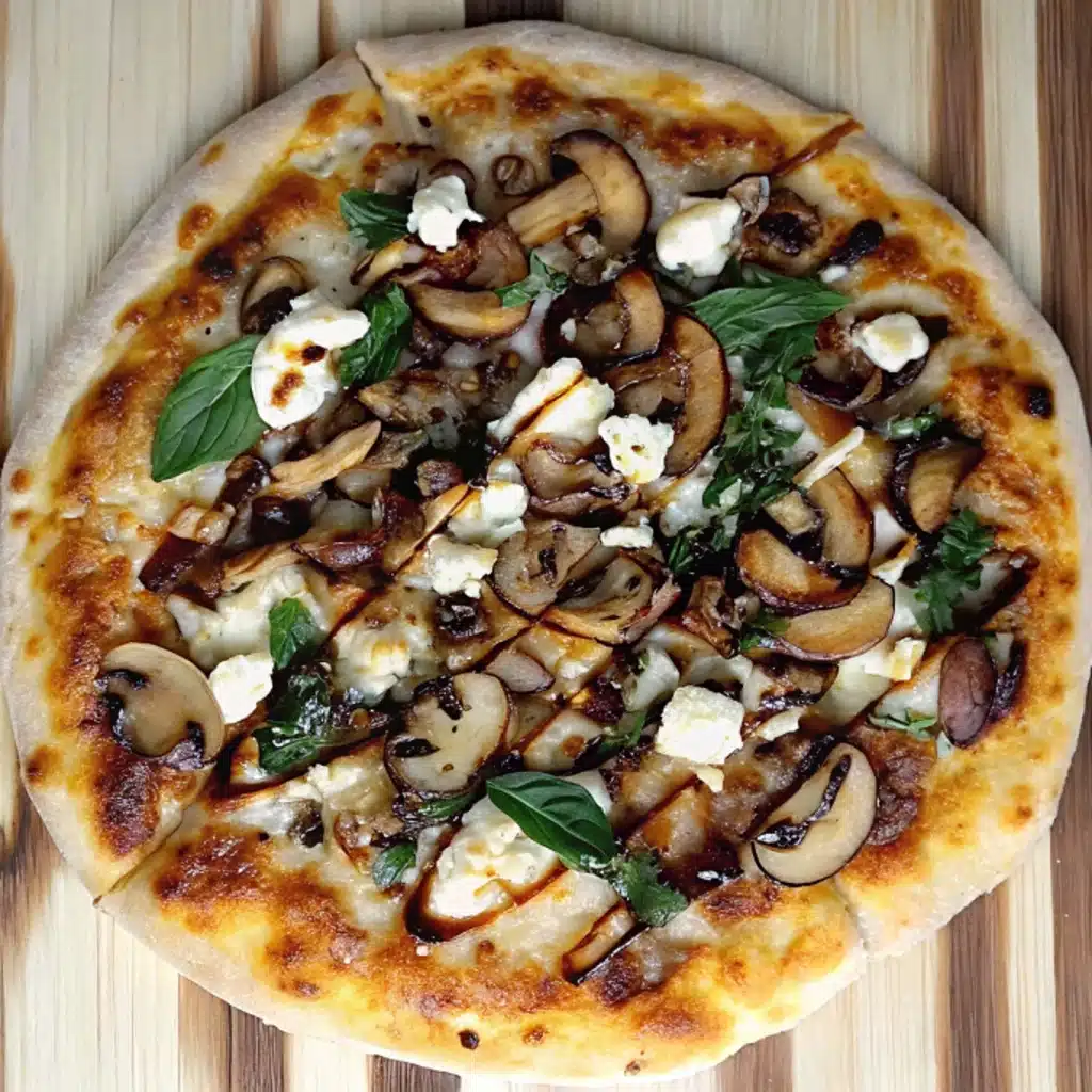 Balsamic Mushroom & Goat Cheese Pizza