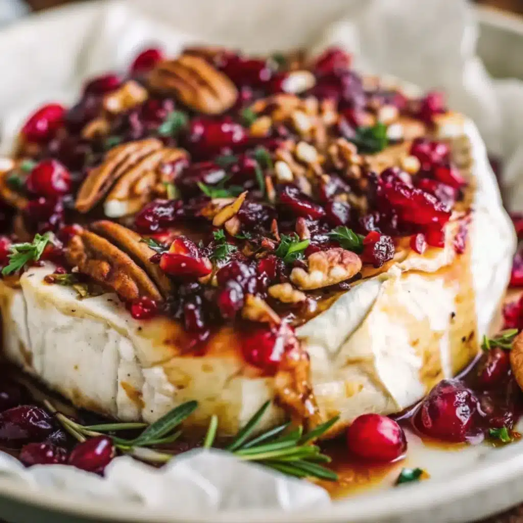 Cranberry Pecan Baked Brie