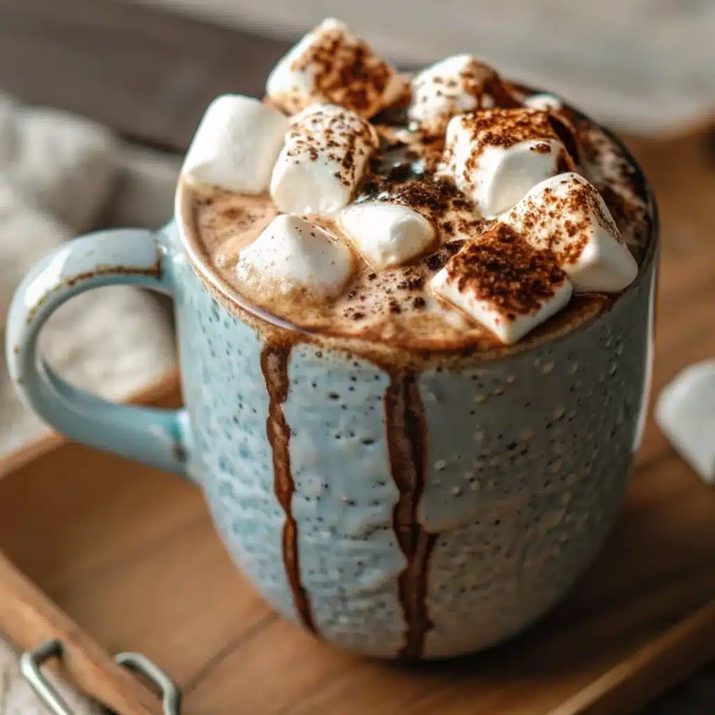 Creamy Hot Cocoa with Torched Marshmallows
