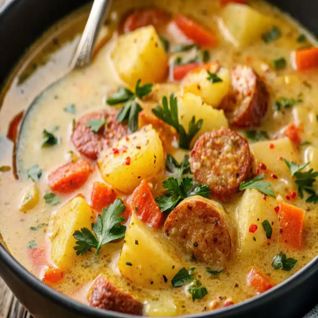 Slow Cooker Cajun Potato Soup