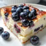 Cottage Cheese Blueberry Bake