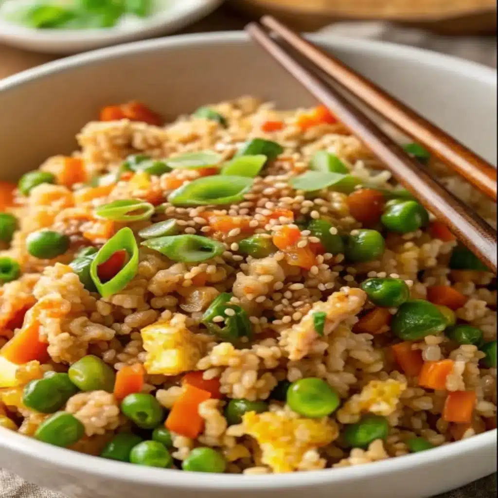 Ground Chicken Fried Rice
